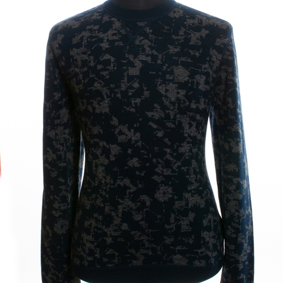 Ted Baker NWT Blue Patterned Sweater XXL - Picture 1 of 4